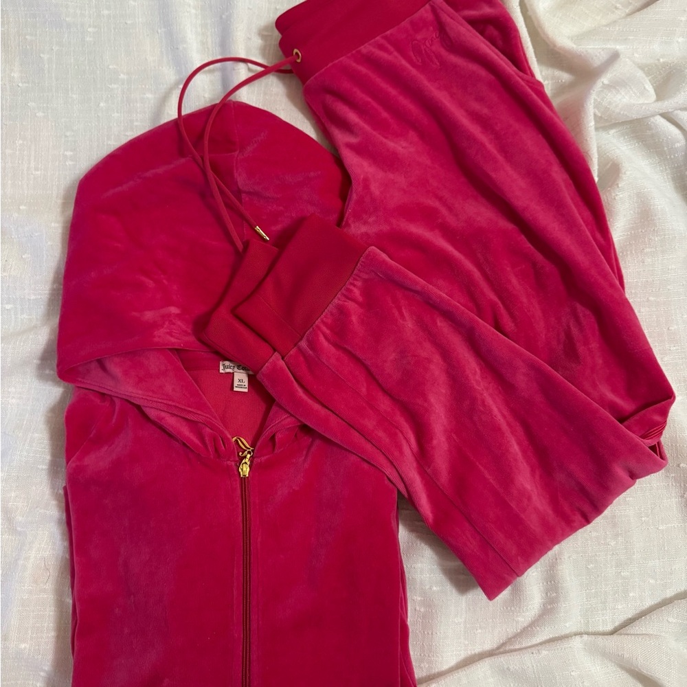 Juicy Couture Pink Velour Hoodie